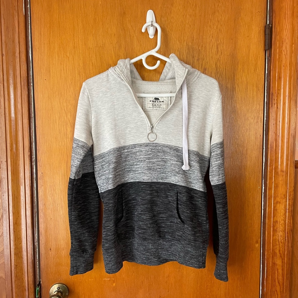 Striped Half Zip